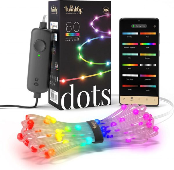 Twinkly Dots – LED lichtsnoer 60 RGB - Afbeelding 3