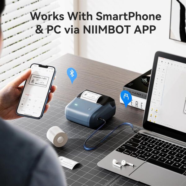 Niimbot B31 - Labelprinter - Bluetooth-multi-verbinding - Afbeelding 10