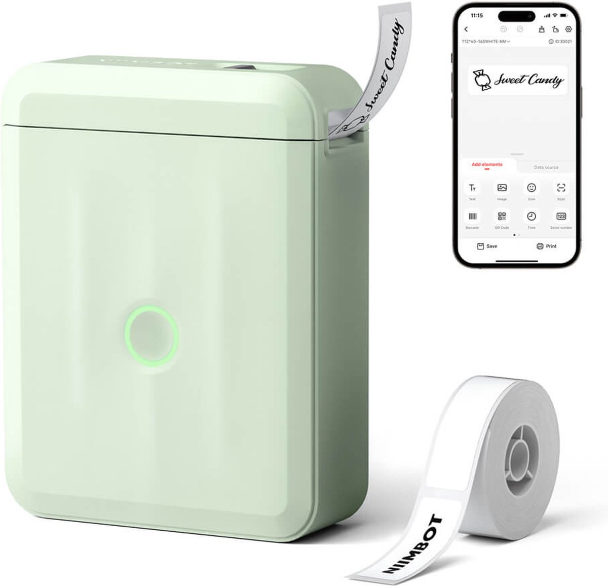 Niimbot D110M - Labelprinter - Groen - Afbeelding 12