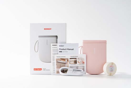 Niimbot D11H - Labelprinter - 300dpi - Roze - Afbeelding 8