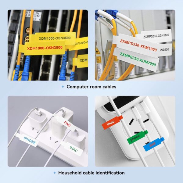 Niimbot - Labels/Etiketten B18 - 12,5x109 Kabel - Geel - Afbeelding 5