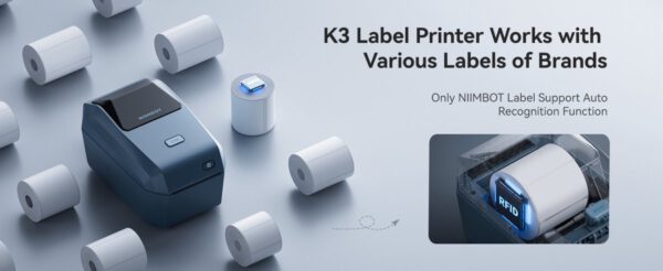 Niimbot K3 - Labelprinter - Space Blue - Print Breedte 20-80mm - Afbeelding 6