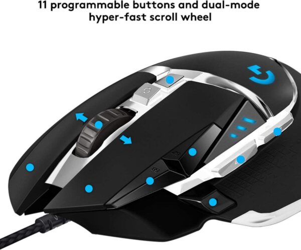 Logitech G502 SE HERO - Gaming Mouse - Zwart/Wit - Afbeelding 2