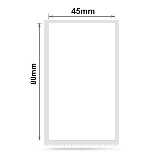 Niimbot - Labels B21(S/Pro)/B1/B3S(Pro)/K3/B31 - Wit - 45*80mm