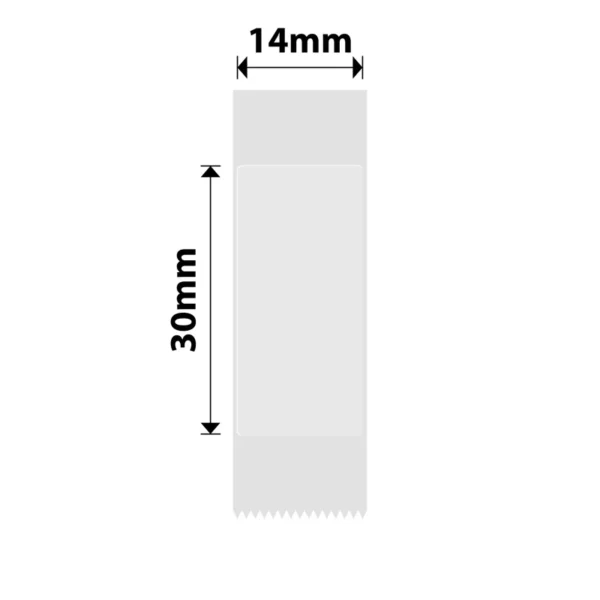 Niimbot B18 - Labels - 14*30mm - Transparant - Afbeelding 2