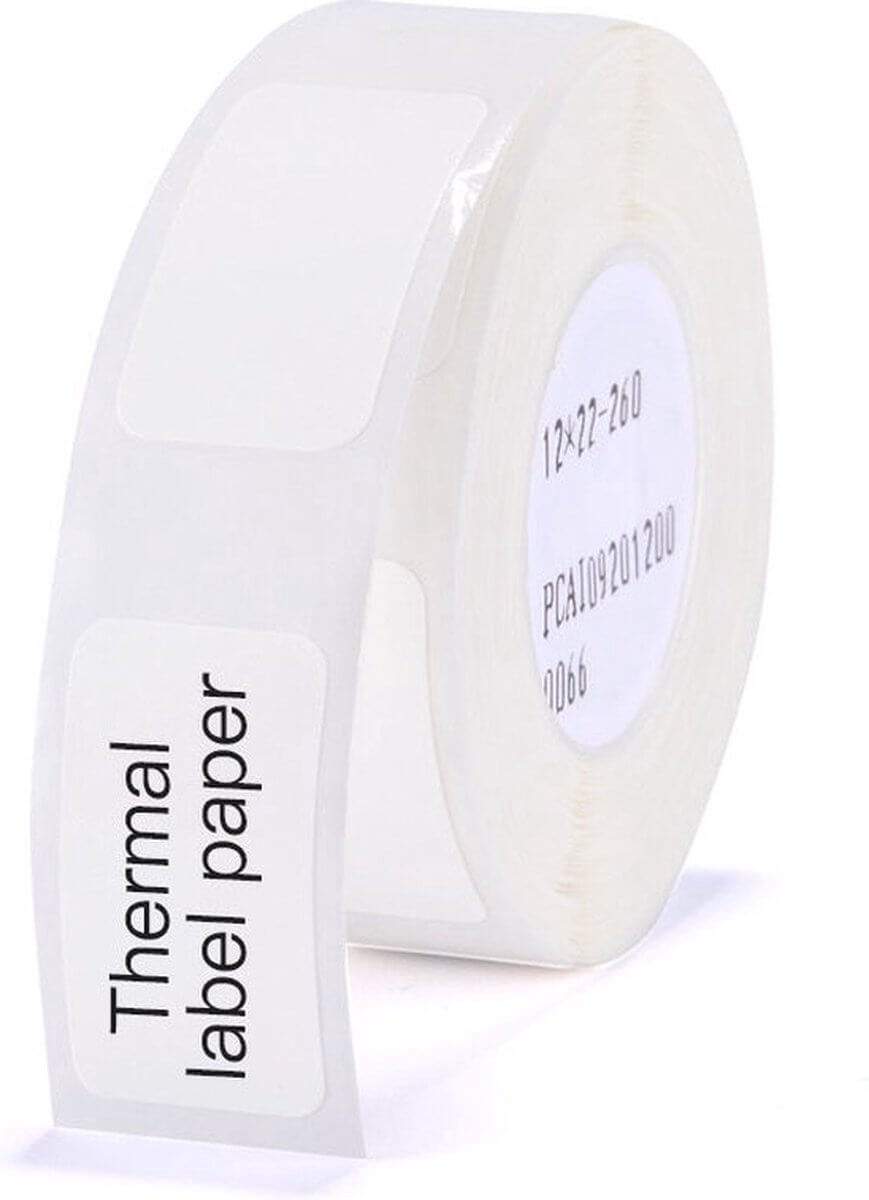 Niimbot Etiketten - H1S/D11(H)/D110(M)/D101 - 12 x 22 mm - Wit