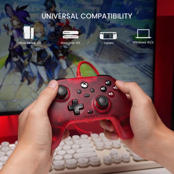 Gamesir T7 - Bedrade PC & Xbox Controller - Rood - Afbeelding 6