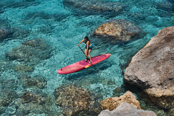 Skatinger Prana Meteor Red 350x89x15 cm (11'6'') yoga SUP board - Afbeelding 2