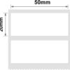 Niimbot Labels B21(S/Pro)/B1/B3S(Pro)/K3/B31 - Wit - 50*20mm - Afbeelding 2
