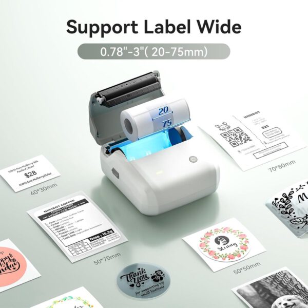 Niimbot B31 - Labelprinter - Grijs - Bluetooth-multi-verbinding - Afbeelding 12