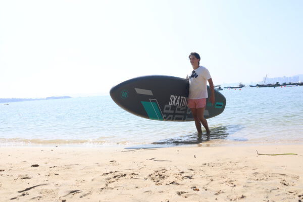 Skatinger Sports Grey 350x89x15 cm (11'6'') yoga SUP board - Afbeelding 11