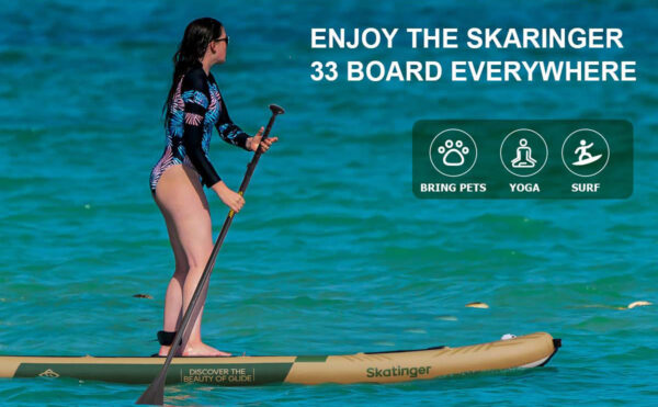 Skatinger Peninsula Trojan Horse 335x84x15 cm (11') touring SUP board - Afbeelding 2
