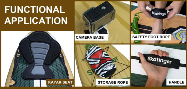 Skatinger Peninsula Trojan Horse 335x84x15 cm (11') touring SUP board - Afbeelding 5