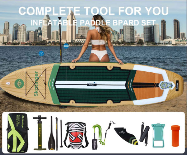 Skatinger Peninsula Trojan Horse 335x84x15 cm (11') touring SUP board - Afbeelding 6