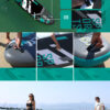 Skatinger Sports Grey 350x89x15 cm (11'6'') yoga SUP board - Afbeelding 8