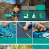 Skatinger Prana Magma Green 350x89x15 cm (11'6'') yoga SUP board - Afbeelding 6