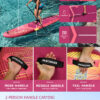 Skatinger Prana Meteor Red 350x89x15 cm (11'6'') yoga SUP board - Afbeelding 5