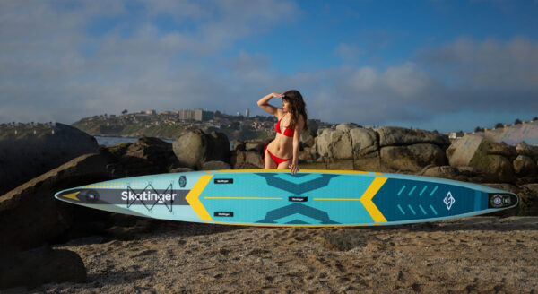 Skatinger Fast Ray 21'' 427x53x15 cm (14') race SUP board - Afbeelding 2