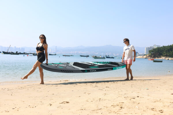 Skatinger Sports Grey 350x89x15 cm (11'6'') yoga SUP board - Afbeelding 4