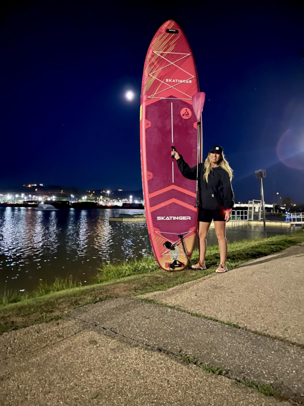 Skatinger Prana Meteor Red 350x89x15 cm (11'6'') yoga SUP board - Afbeelding 7