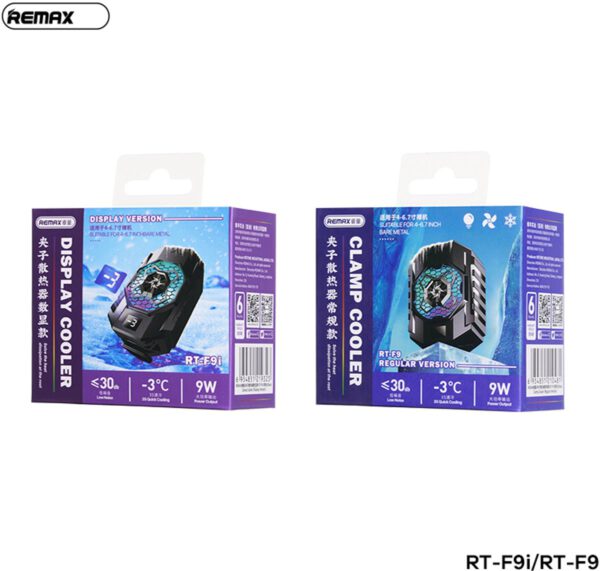 Remax RT-F9 - Telefoonkoeler - Schermgrotte 4 - 6.7 inch (kopie) - Afbeelding 2