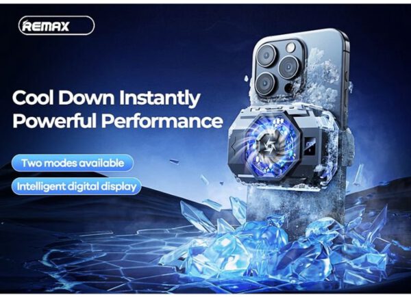 Remax RT-F9i - Telefoonkoeler - Temperatuur Display - Schermgrotte 4 - 6.7 inch - Afbeelding 3