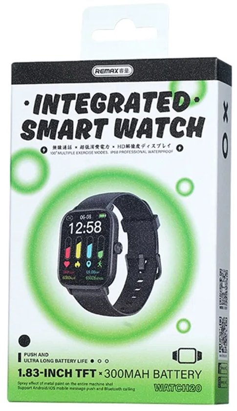 Remax WATCH20 - SmartWatch - IP68 - Zilver - Afbeelding 3