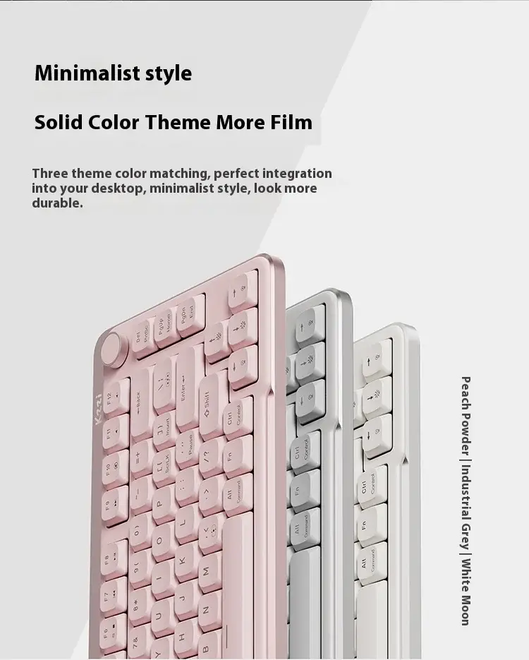 KZZI I75 - Toetsenbord - Wit - Low Profile - Red Switch - Afbeelding 2