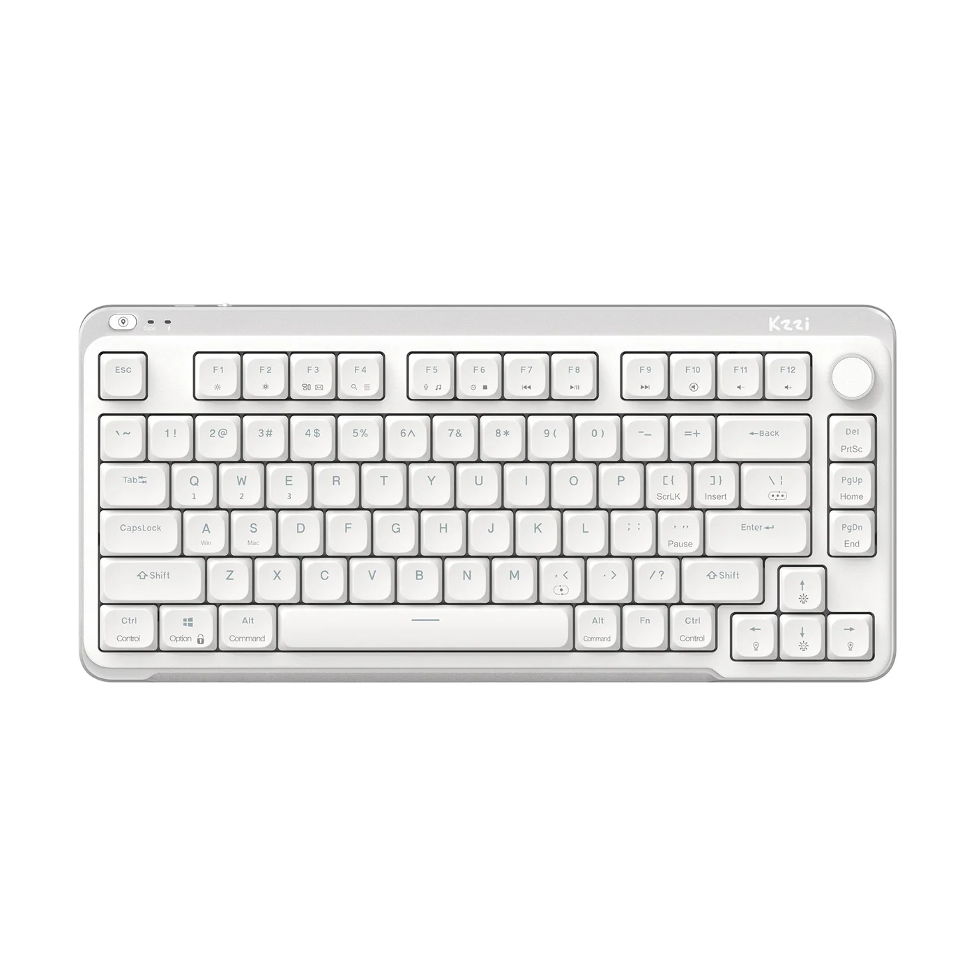 KZZI I75 - Toetsenbord - Wit - Low Profile - Red Switch