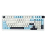 KZZI K98 - Toetsenbord - Polar White - Rain Switch