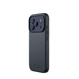 Mujjo Volledig lederen hoesje iPhone 17 Pro - Basalt