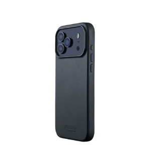 Mujjo Volledig lederen hoesje iPhone 17 Pro Max - Basalt