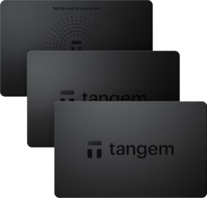 Tangem Wallet 3 kaarten - Met Recovery Seed functionaliteit