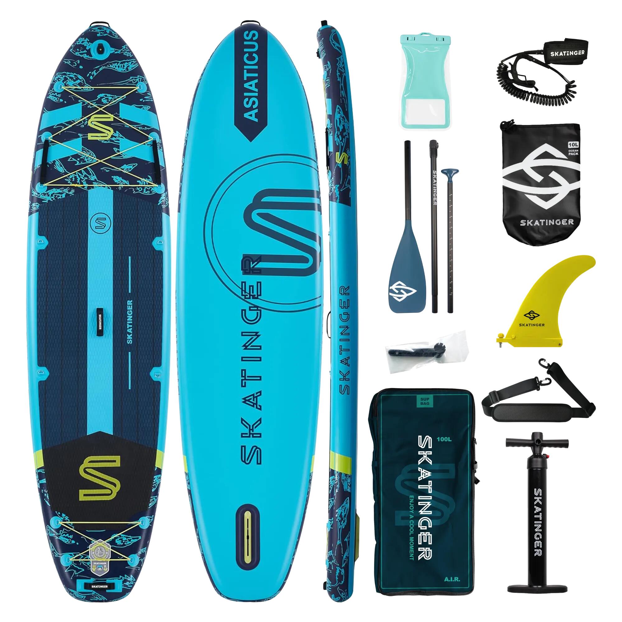 Skatinger Asiaticus 350x89x15 cm (11'6'') yoga SUP board