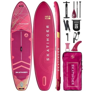 Skatinger Prana Meteor Red 350x89x15 cm (11'6'') yoga SUP board