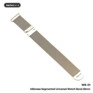 Remax WB-01 - Horlogebandje 22mm - Milanees - Zilver