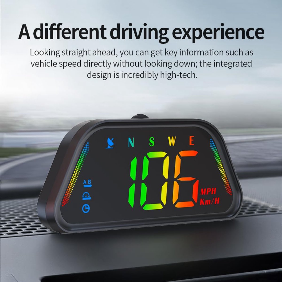 WiiYii G23 - HUD GPS-snelheidsmeter- Plug-and-play USB