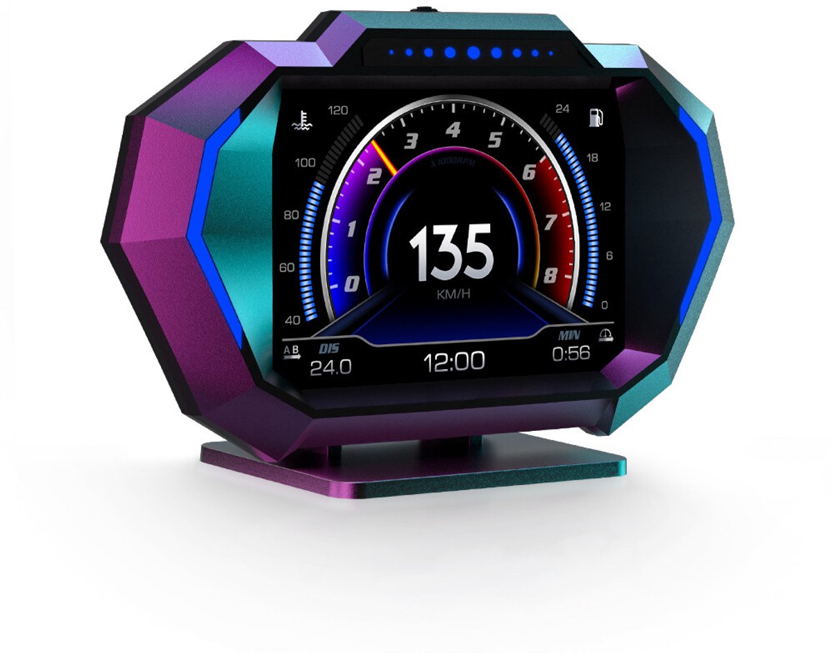 WiiYii P24 - OBD2 - HUD - Snelheidsmeter