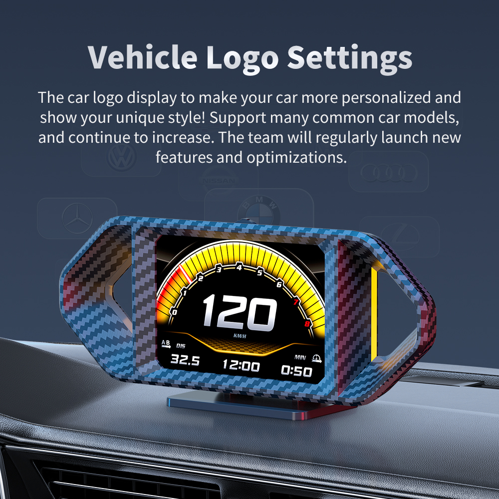 Wiiyii P26 - HUD - OBD2 Meter - GPS - USB Aansluiting
