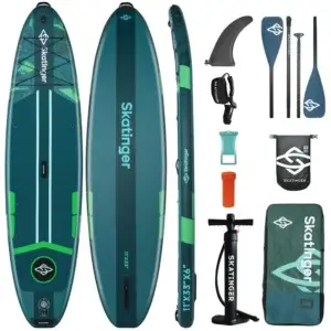 Skatinger Ice Age Green 11'x33"x6" (Allround) SUP Board