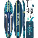 Skatinger Leafy Expedition Blue 350x89x15 (Touring) SUP Board