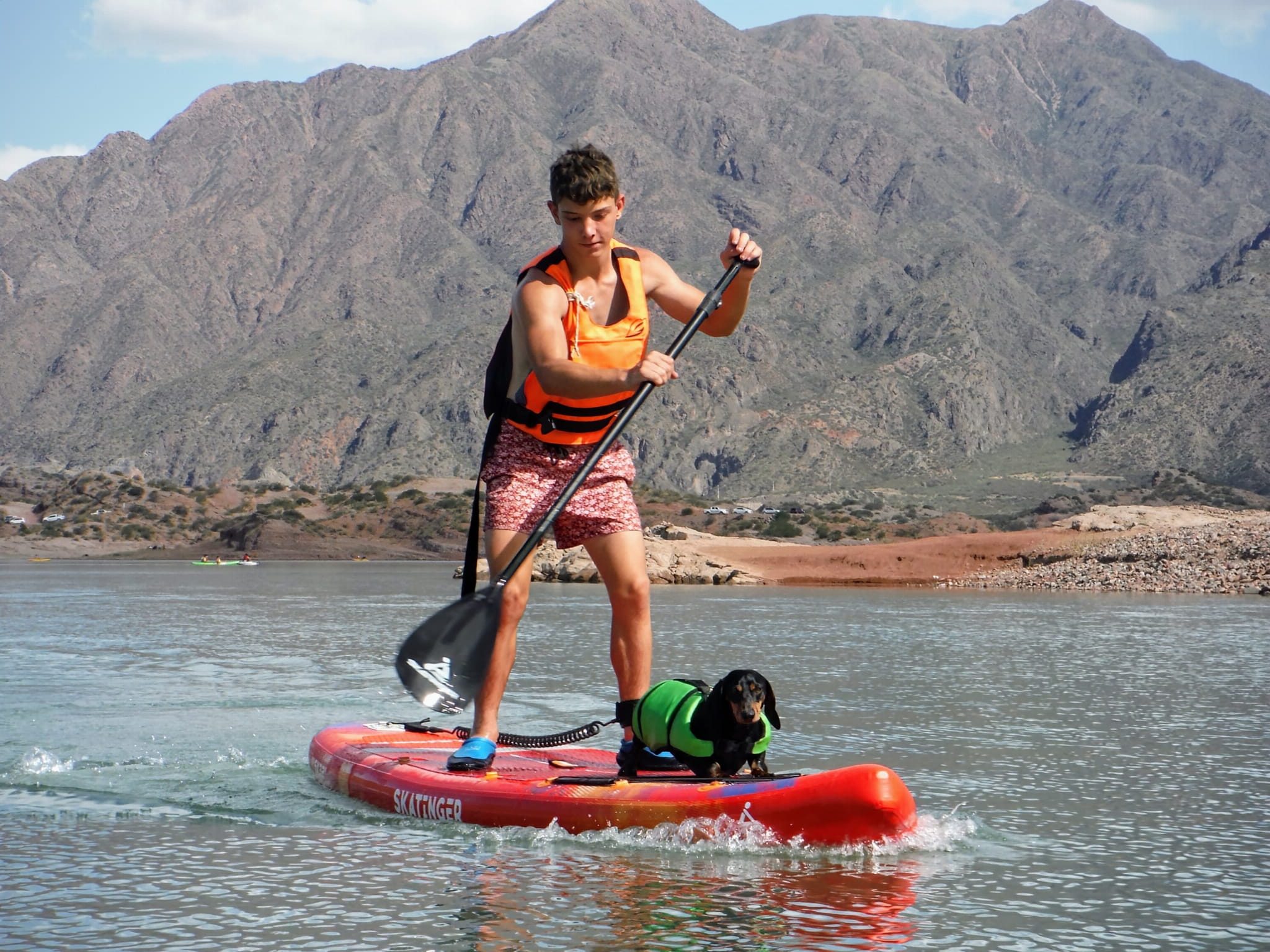 Skatinger Interstellar red 11‘6"*32"*6" (Touring) SUP Board - Afbeelding 2