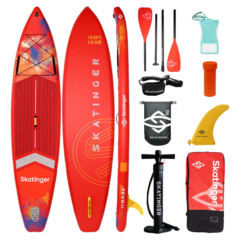 Skatinger Interstellar red 11‘6"*32"*6" (Touring) SUP Board