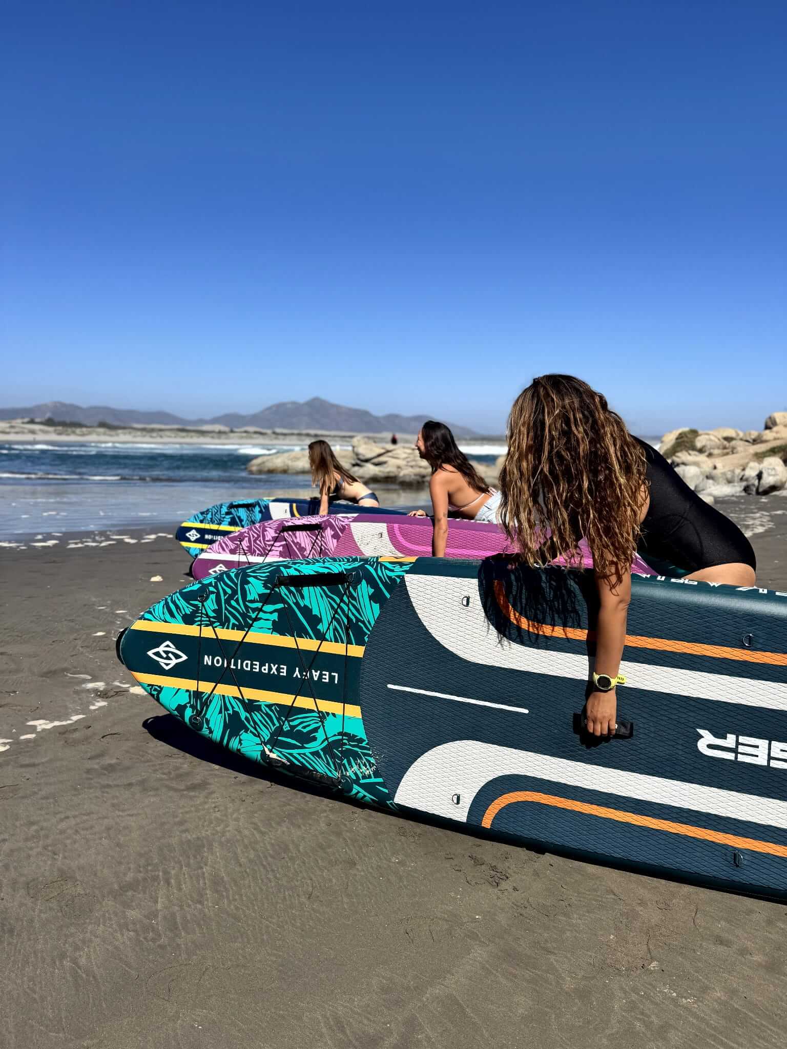 Skatinger Leafy Expedition Blue 350x89x15 (Touring) SUP Board