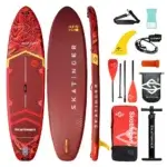 Skatinger Prana Magma Red 11'6"*35"*6" (Yoga) SUP Board