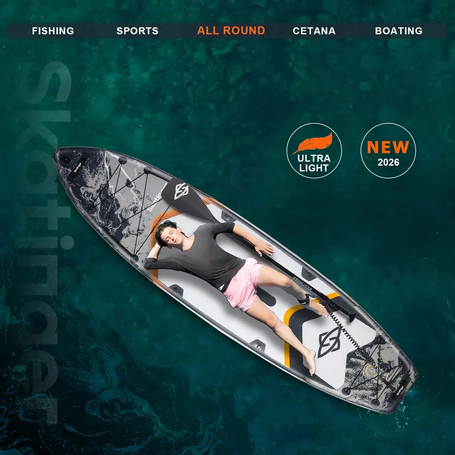 Skatinger Thor Grey 11'6"*35"*6" (Allround) SUP Board