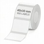 Niimbot Labels/Etiketten B21/B1/B3S/K3/K2/B31 - 40x30mm - 900 vellen - Wit