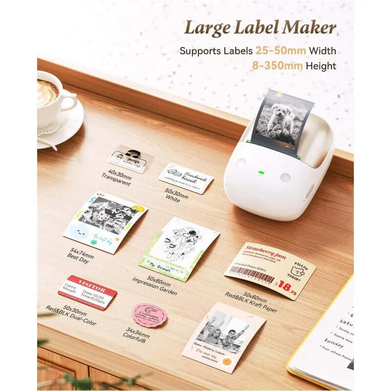 Niimbot B2 Pro - Labelprinter - Printbreedte 20-50mm - 300dpi - Groen - Afbeelding 6