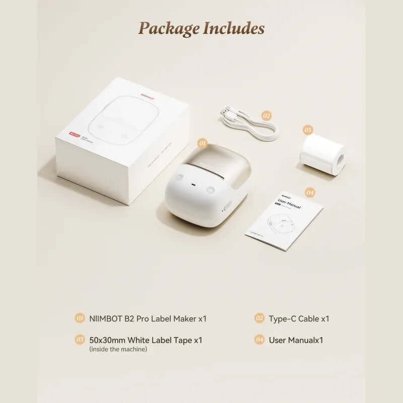 Niimbot B2 Pro - Labelprinter - Printbreedte 20-50mm - 300dpi - Groen - Afbeelding 7