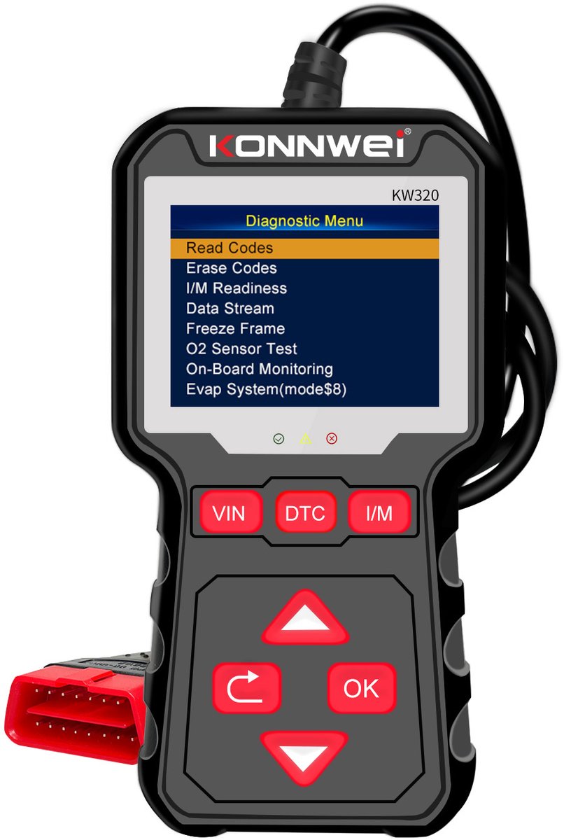 Konnwei kw320 universele obd2 scanner live data en emissietest 2